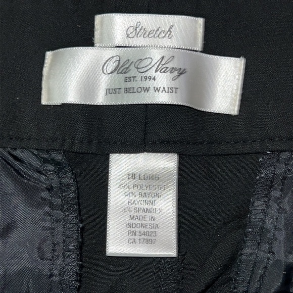 Old Navy Just below the waist dress pants 10 long​ - Picture 4 of 6